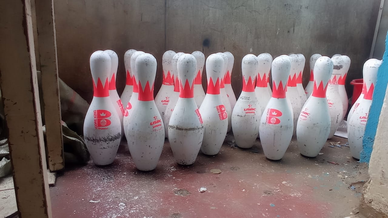 White Bowling Pins Collection