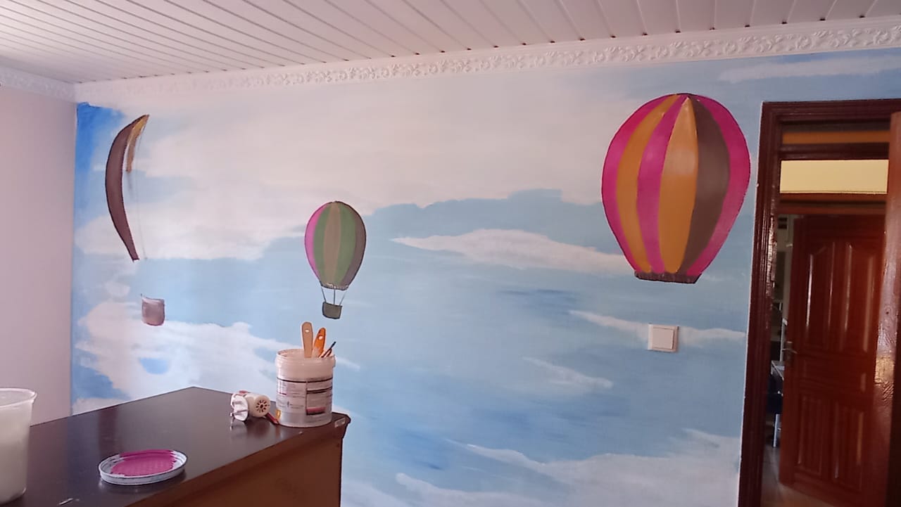 Sky and Clouds Mural