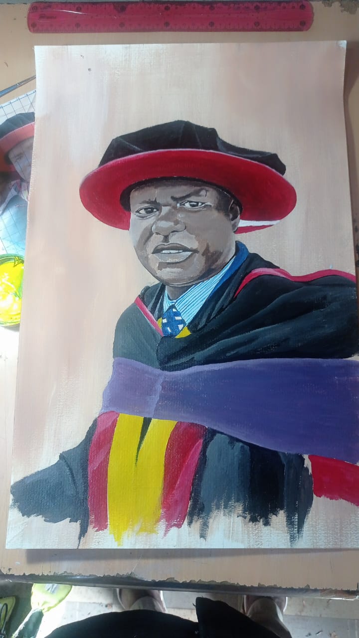 Graduation Portrait - Colorful Academic Robes